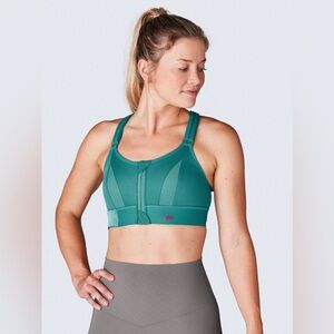SHEFIT Ultimate Sports Bra– Teal – 5Luxe – High Impact Adjustable